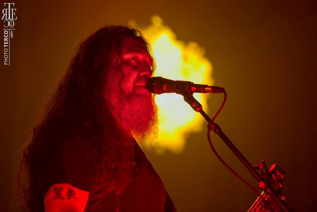 Tom Araya of Slayer lighting design by Mark Workman