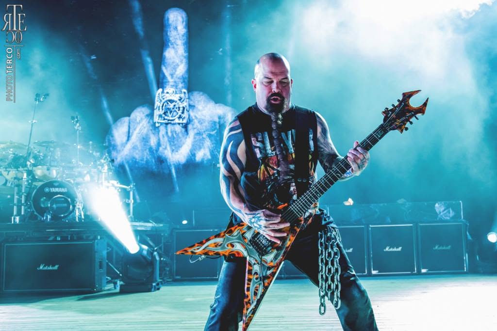 Kerry King of Slayer lighting design by Mark Workman