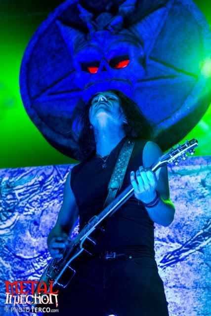 Alex Skolnick of Testament lighting design by Mark Workman